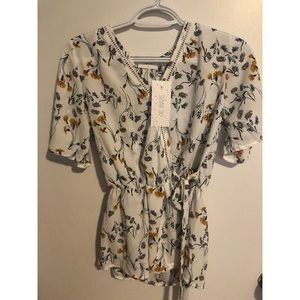 Brand New Floral Blouse